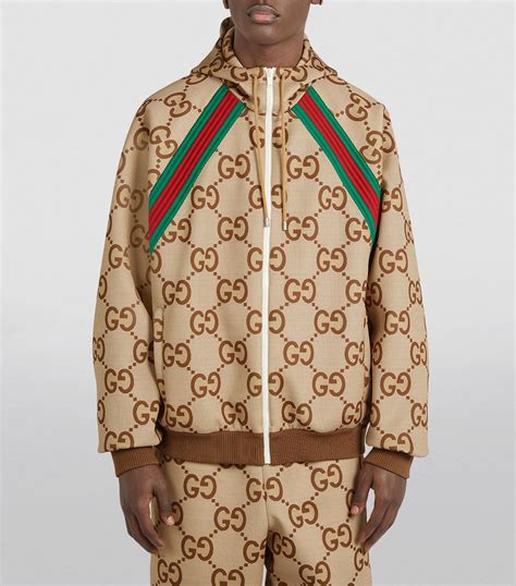 gucci herren jacke sale|gucci hooded jacket.